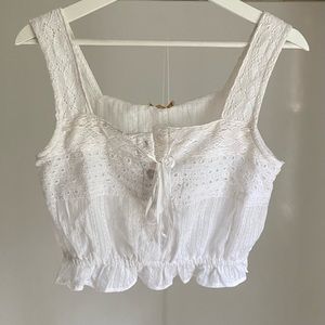 Dainty White Lace Top ♡